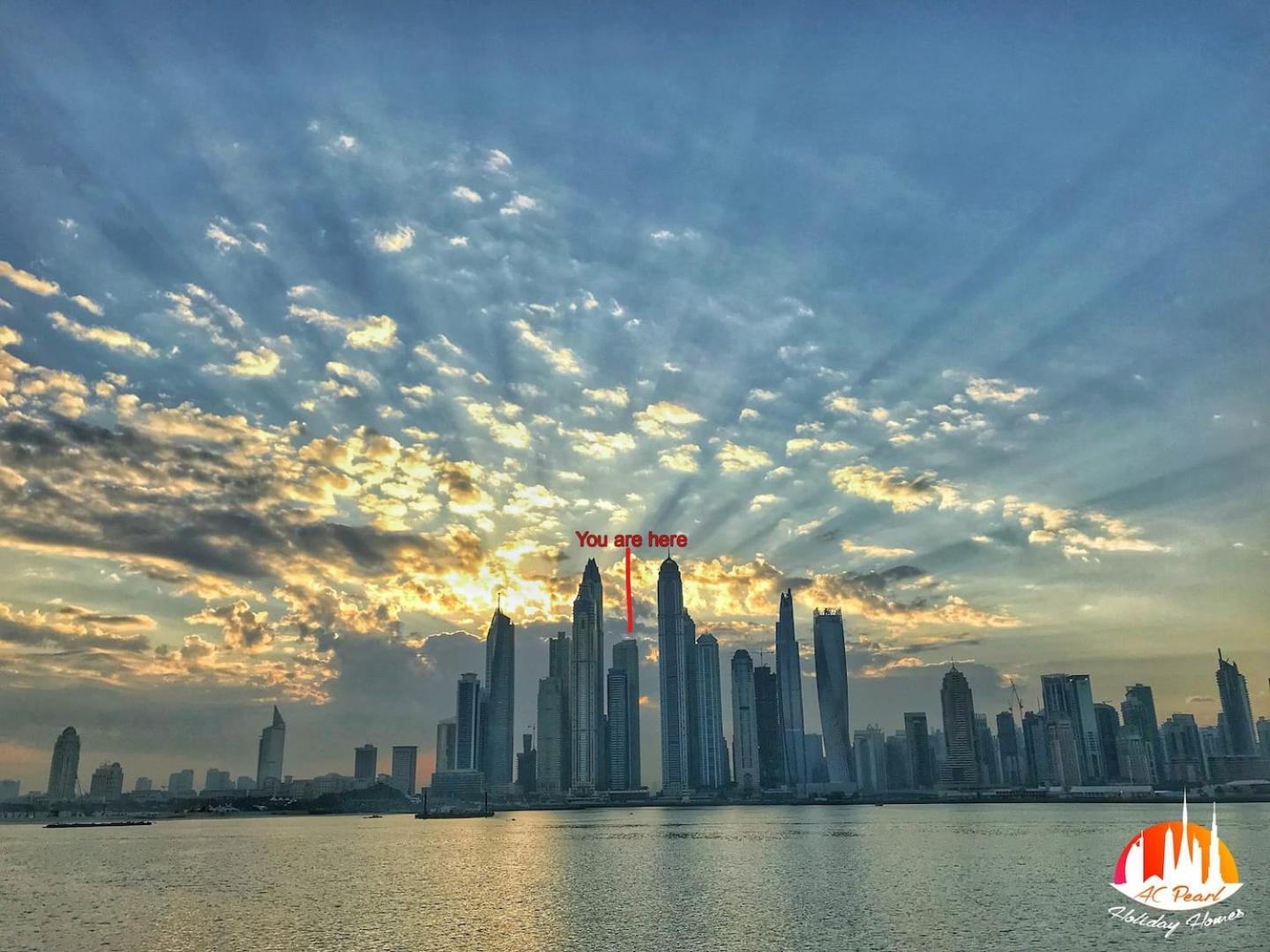 Unique, Elegant Top Floor Apartment With Sea View Dubaï Extérieur photo